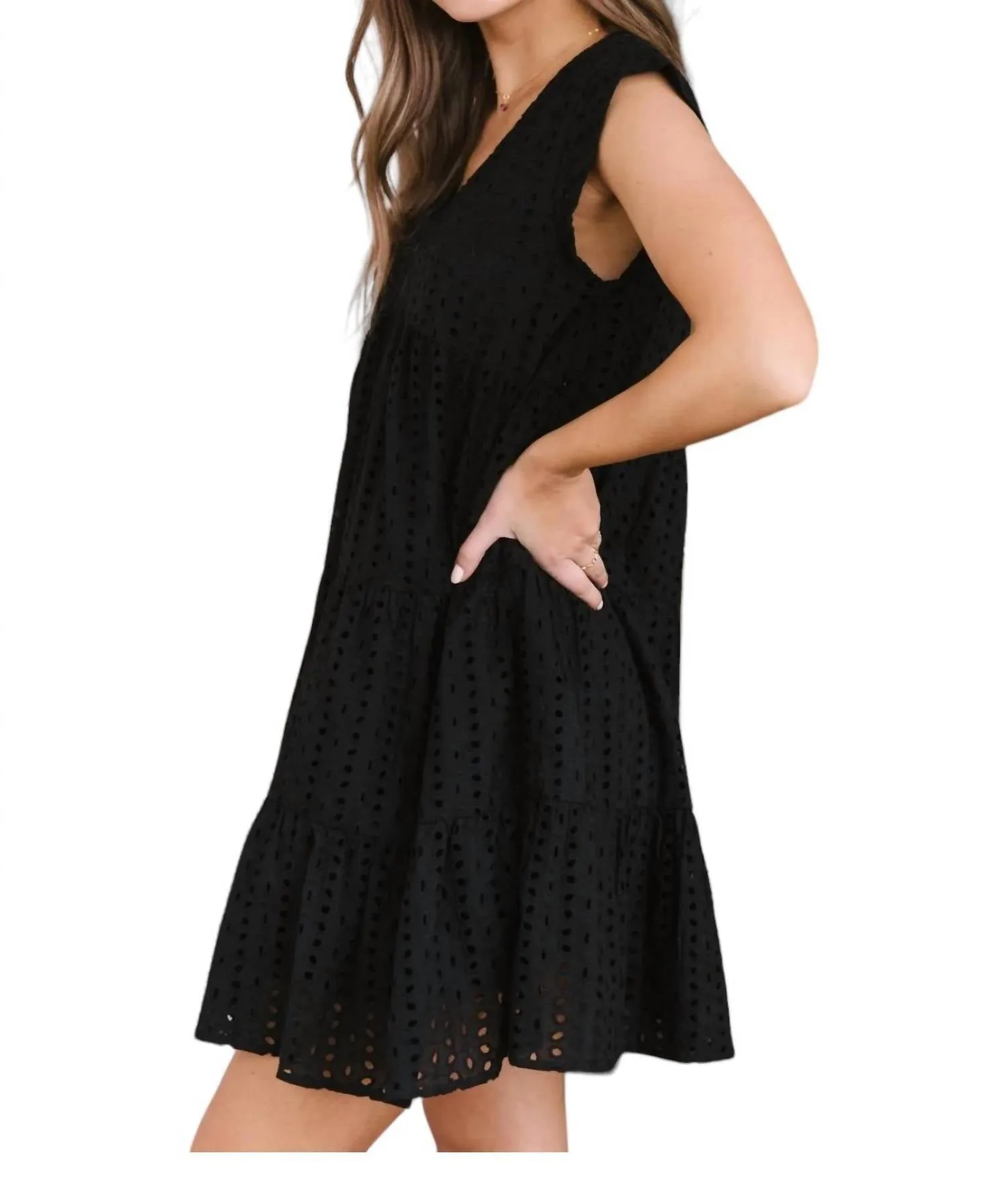 Andree By Unit - Warm Wishes Eyelet Dress