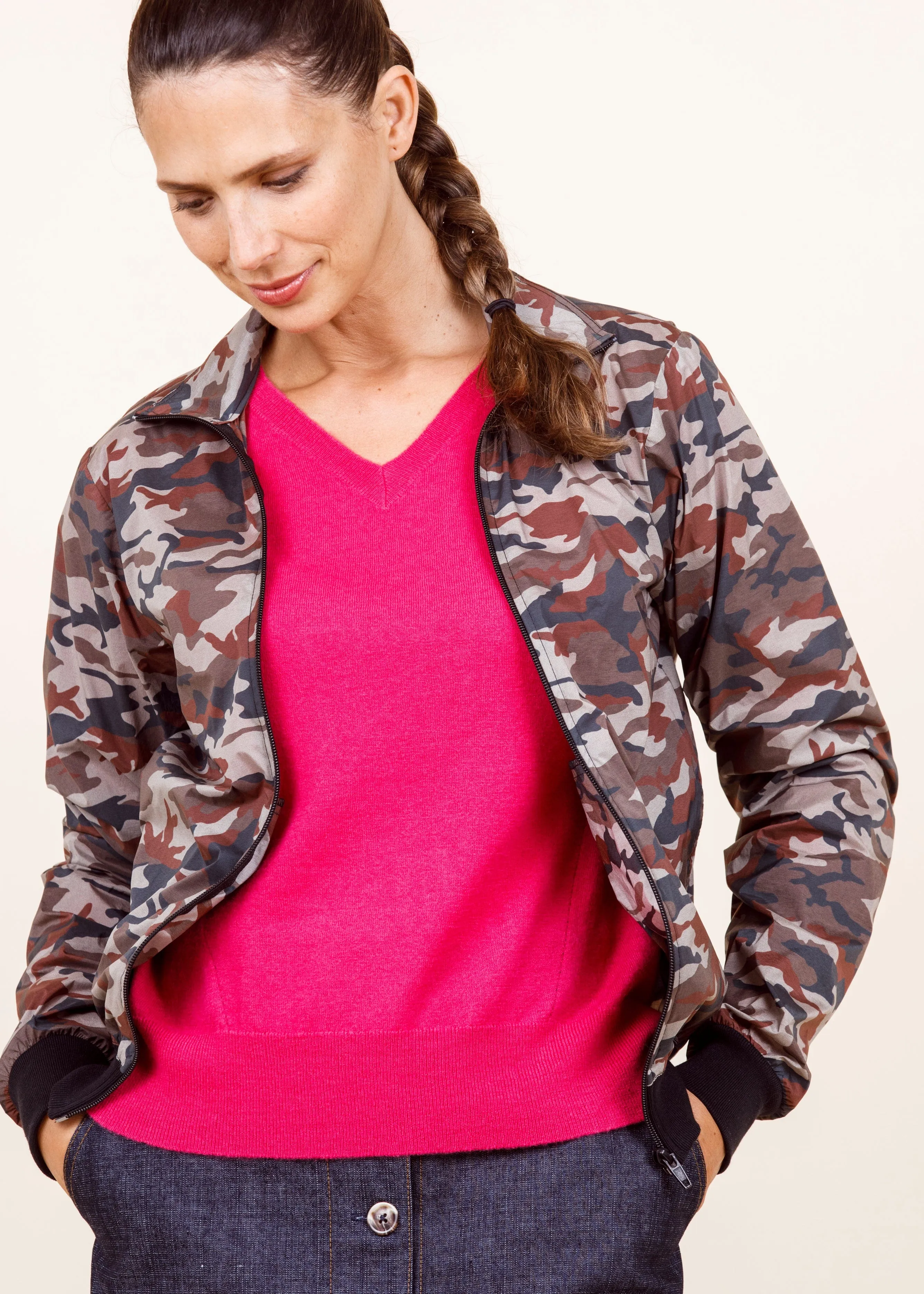 Dalston Daniella Jacket Taupe Camo