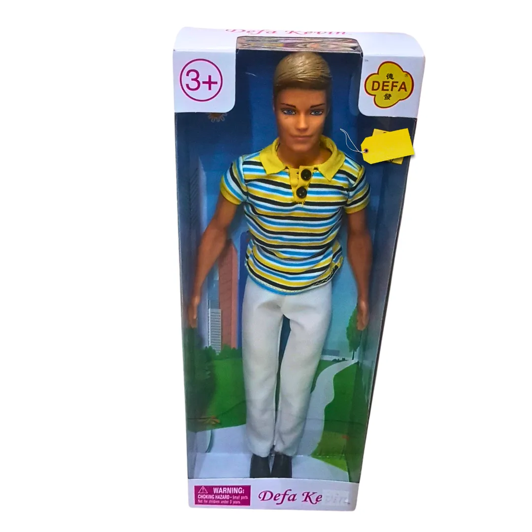 Defa Kevin Fashion Doll – Stylish Male Doll in Casual Outfit – Perfect Addition to Doll Collections (3 )