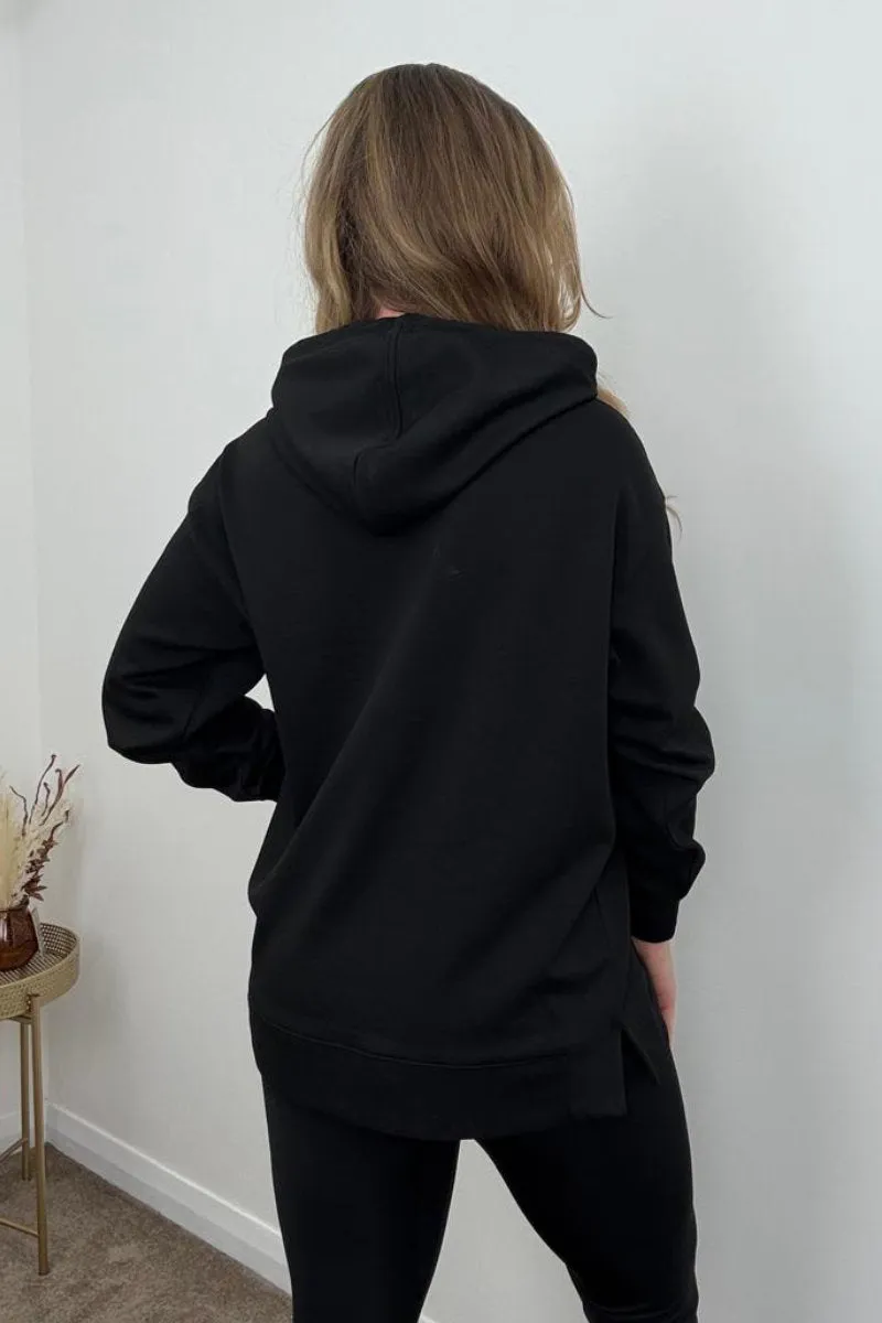 Ex Chain Store Super Soft Black Hoodie