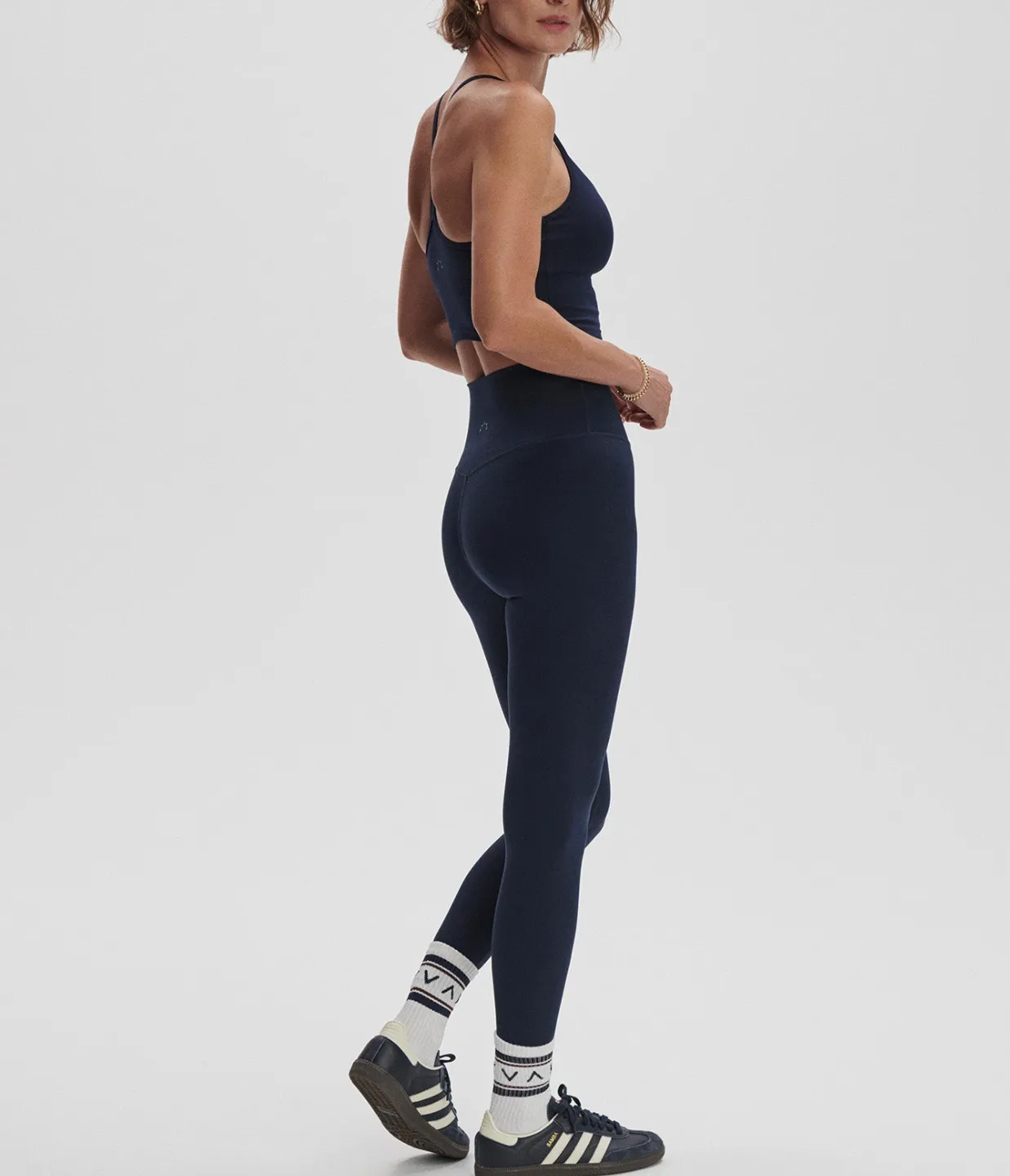 Freesoft High Rise Legging 25 in Sky Captain