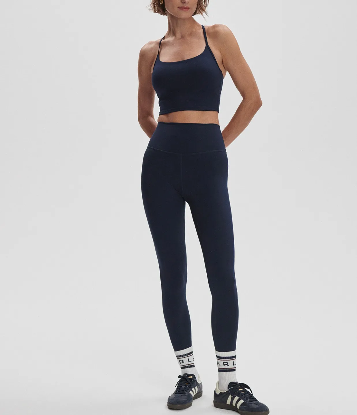Freesoft High Rise Legging 25 in Sky Captain