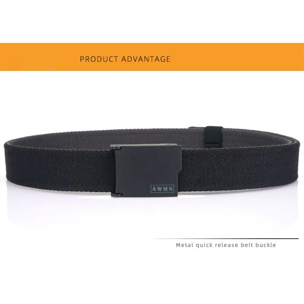 Harvest Male Casual Outdoor Belt Black