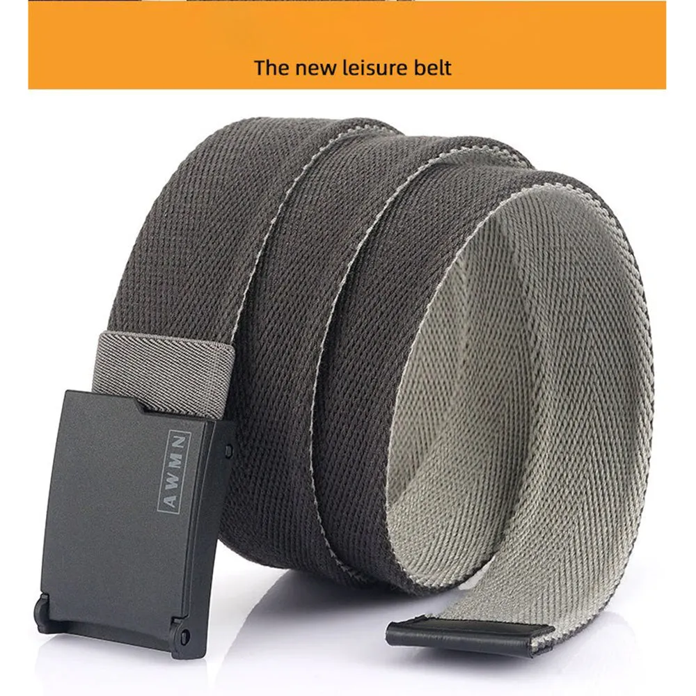 Harvest Male Casual Outdoor Belt Black