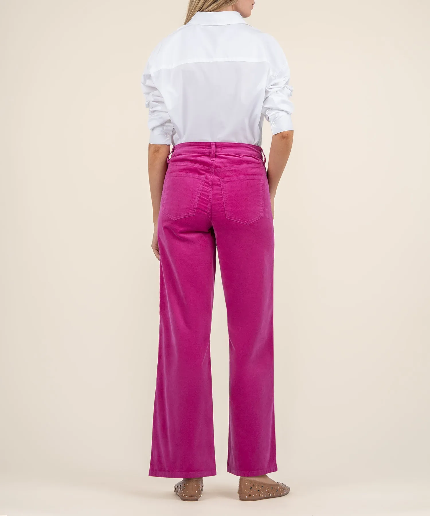 Jean Velvet High Rise Flare