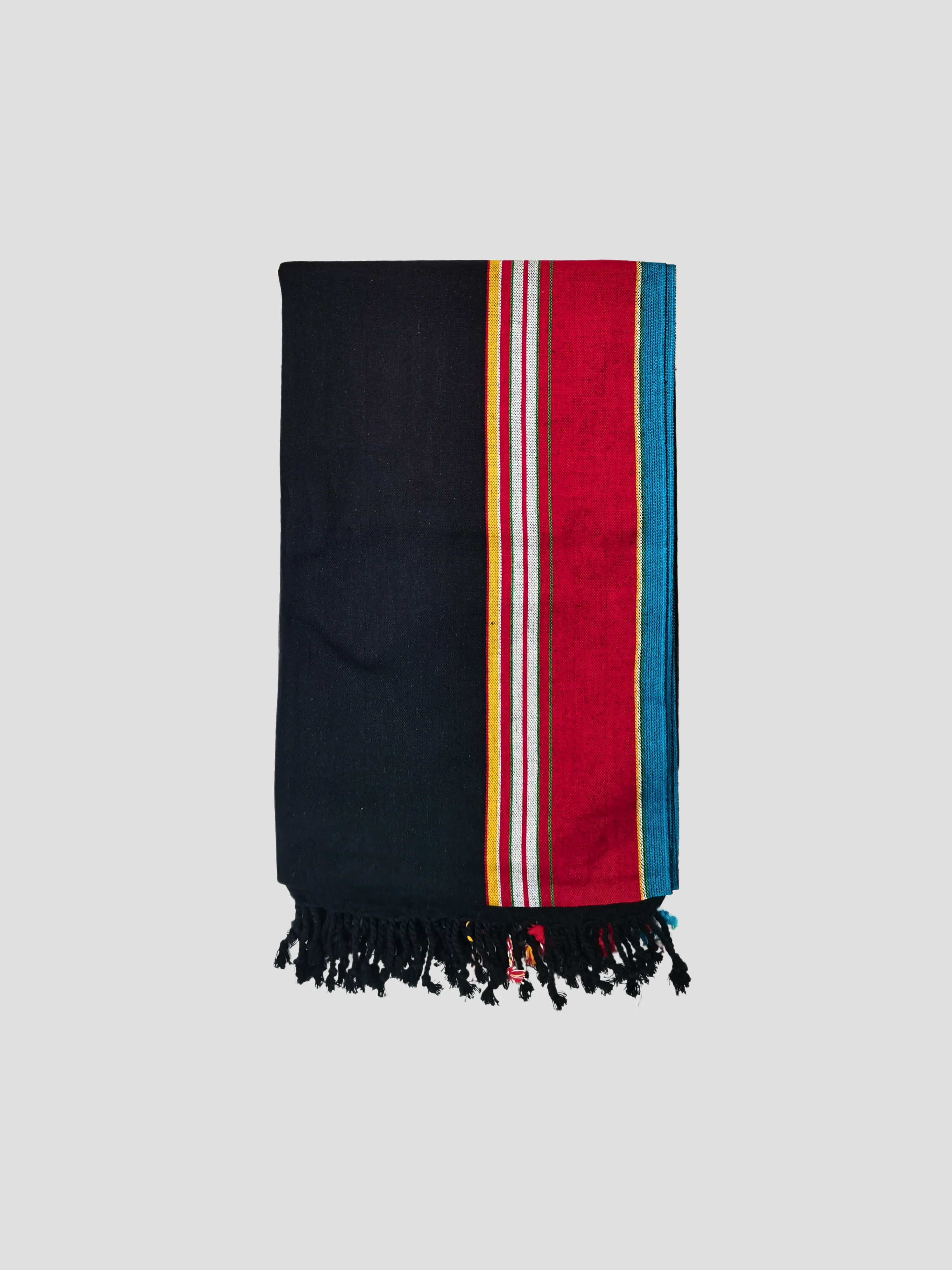 Kikoy Fabric Wrap in Black Red