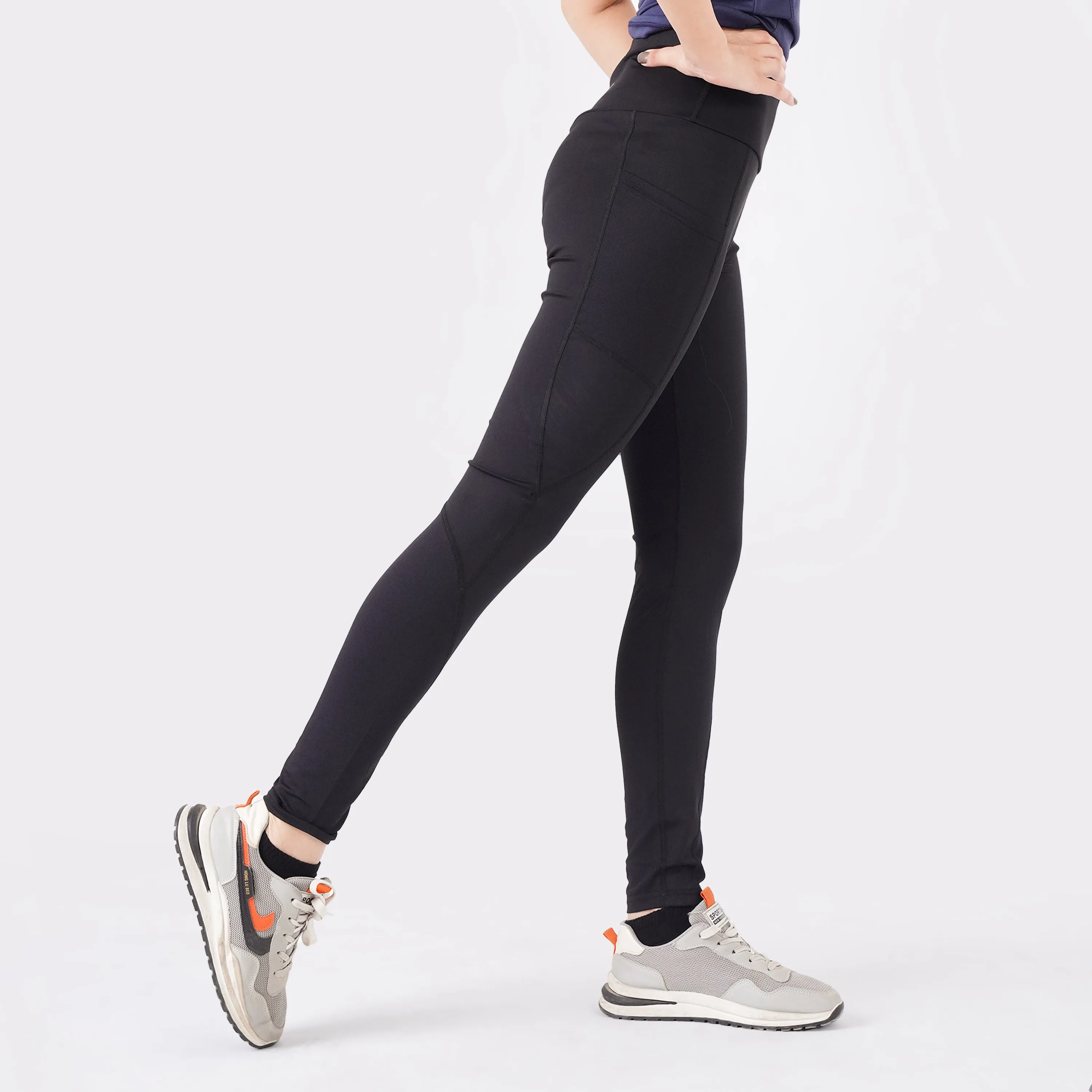 Knockout Black FlexFit Active Leggings