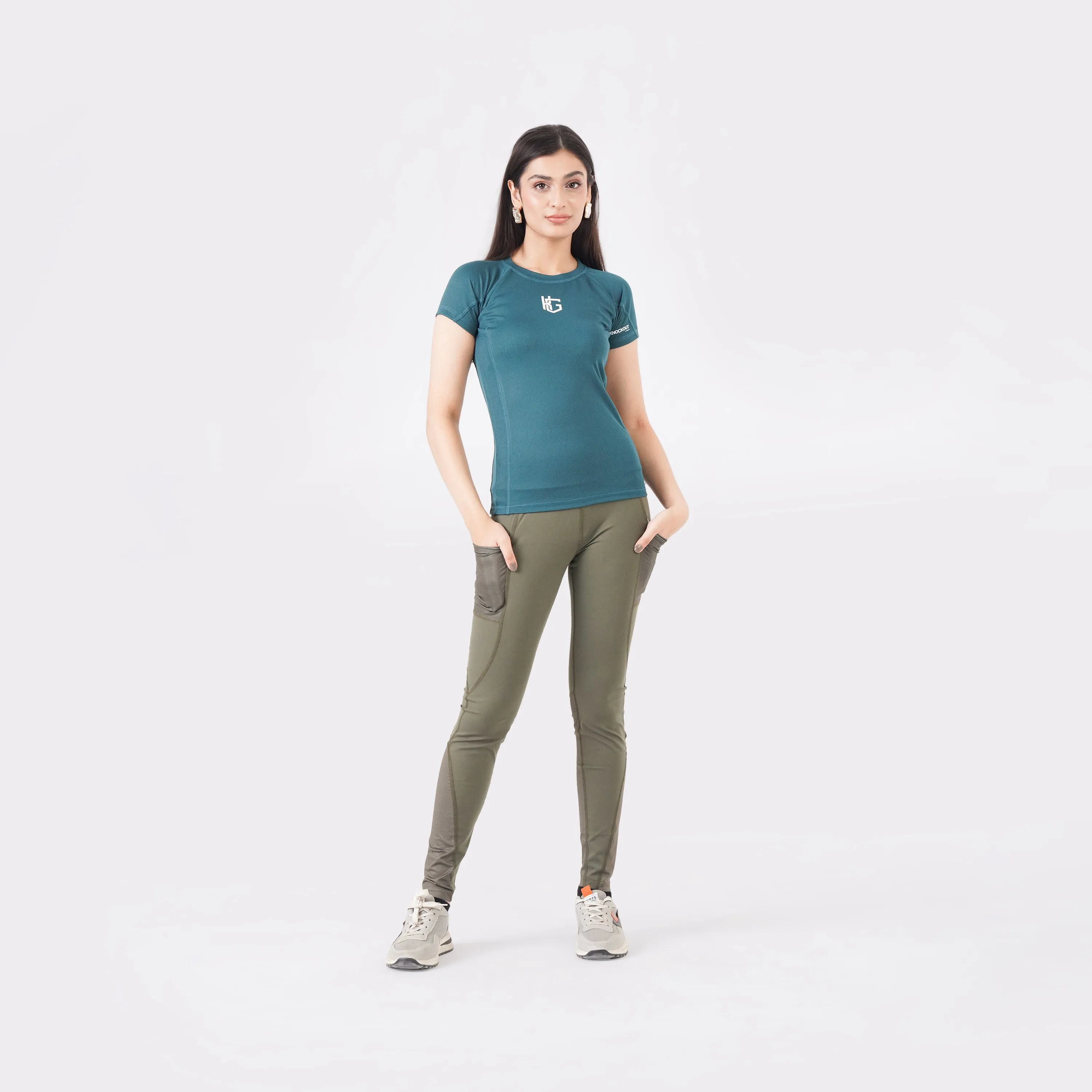 Knockout Green FlexFit Active Leggings