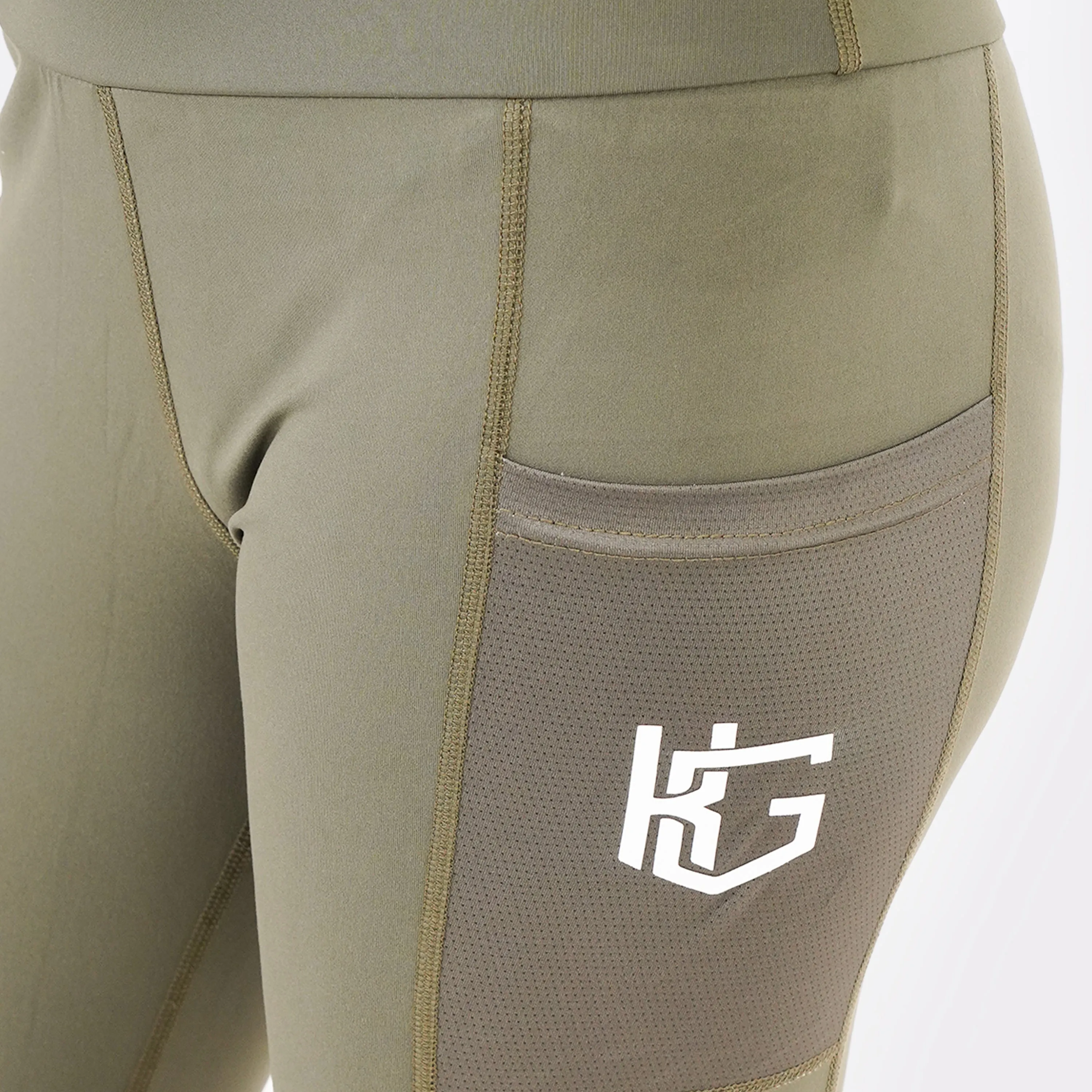 Knockout Green FlexFit Active Leggings