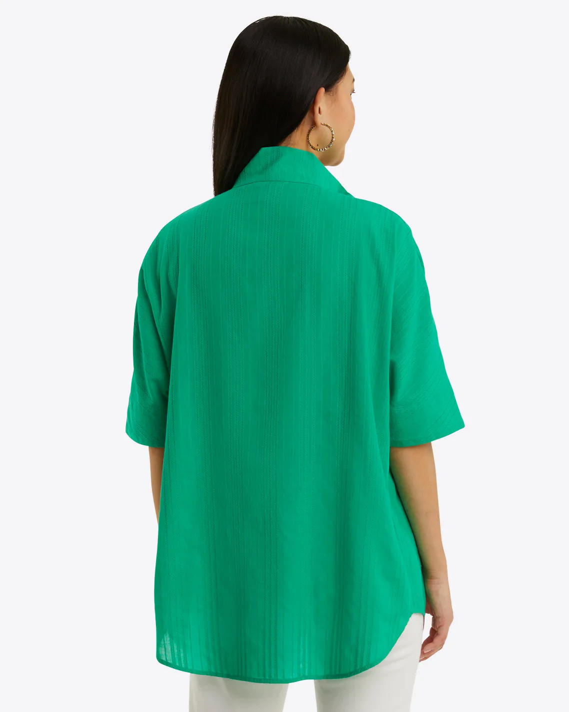 Logan Top in Cotton Dobby