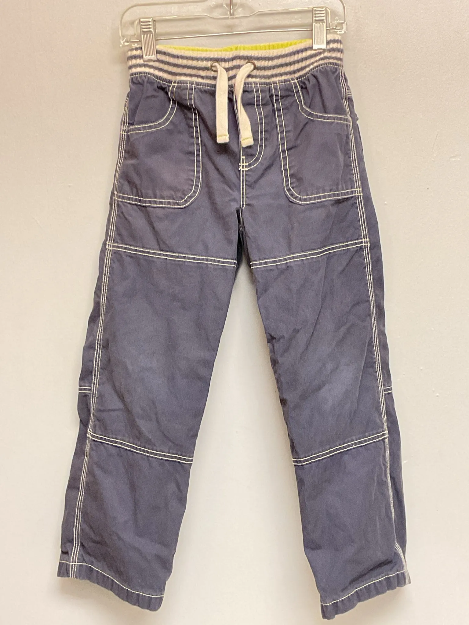 mini Boden Size 6 Gray Cotton Big Boys Pants