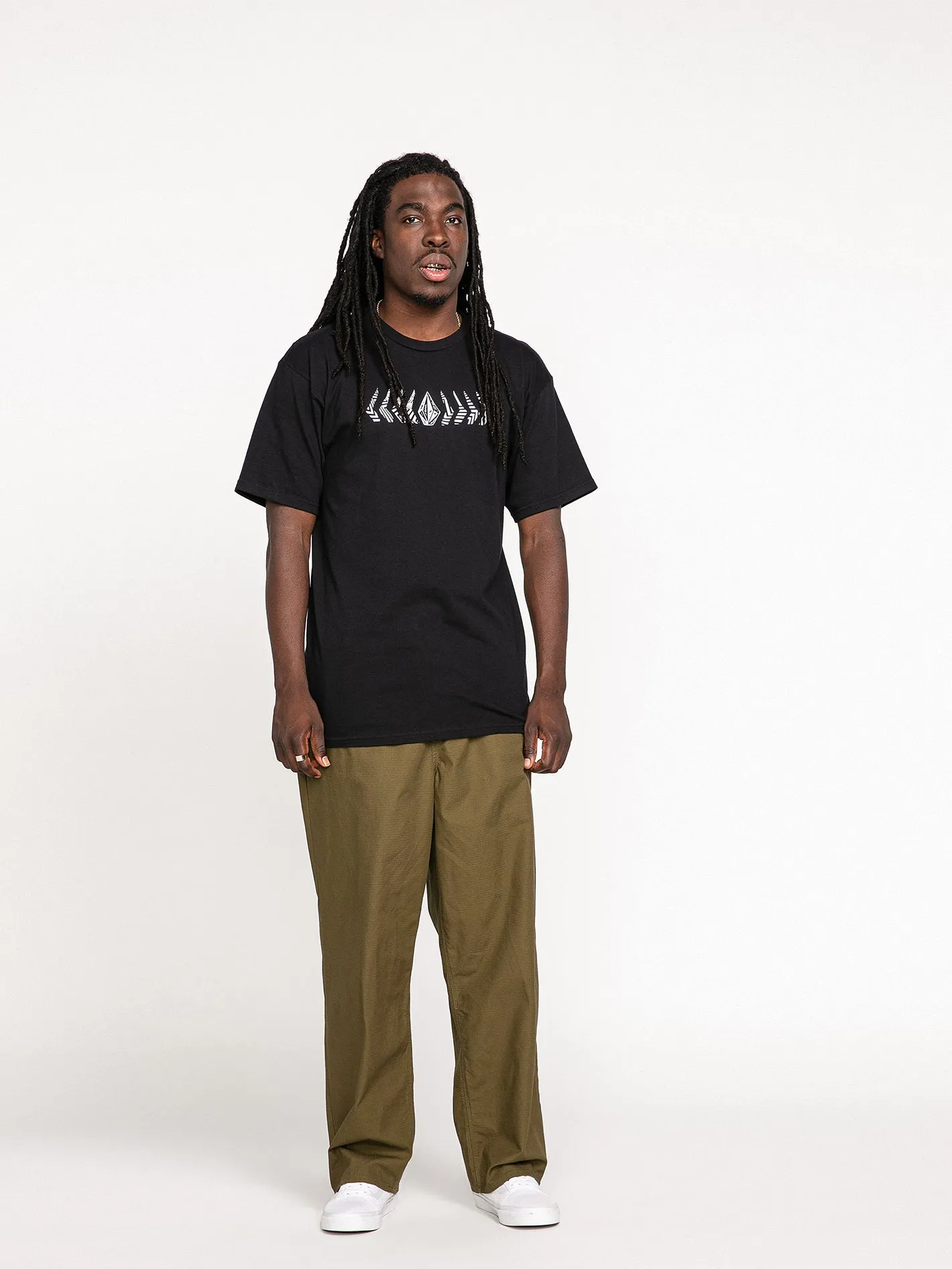 Outer Spaced Casual Pants - Service Green