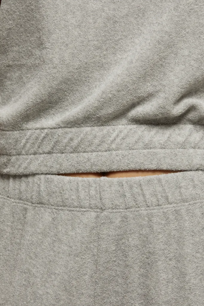Perfect White Tee - Loop Terry Pants