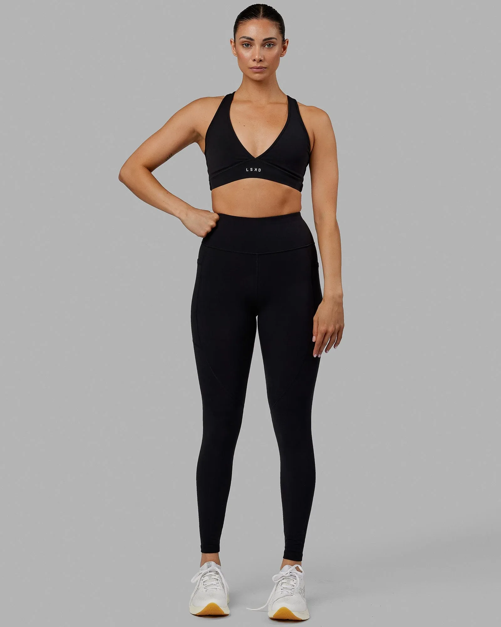 Rep No Logo Full Length Leggings - Black