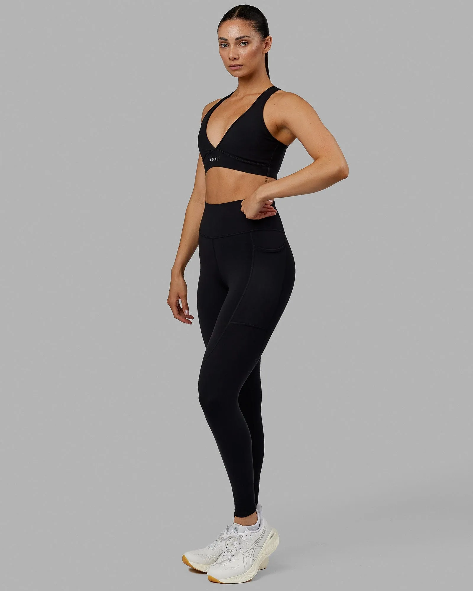 Rep No Logo Full Length Leggings - Black