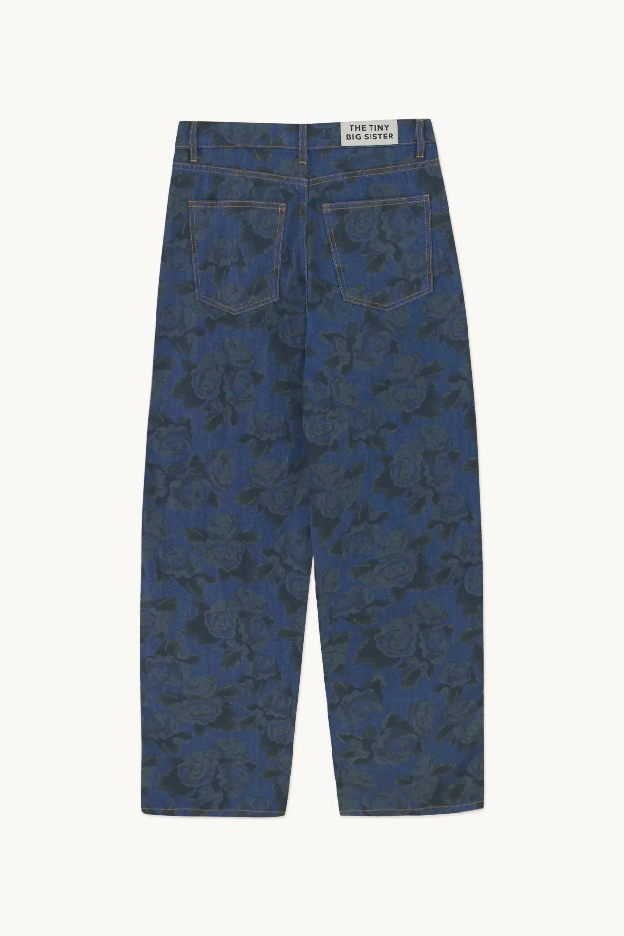 Tiny Big Sister | Berta Roses Print Denim