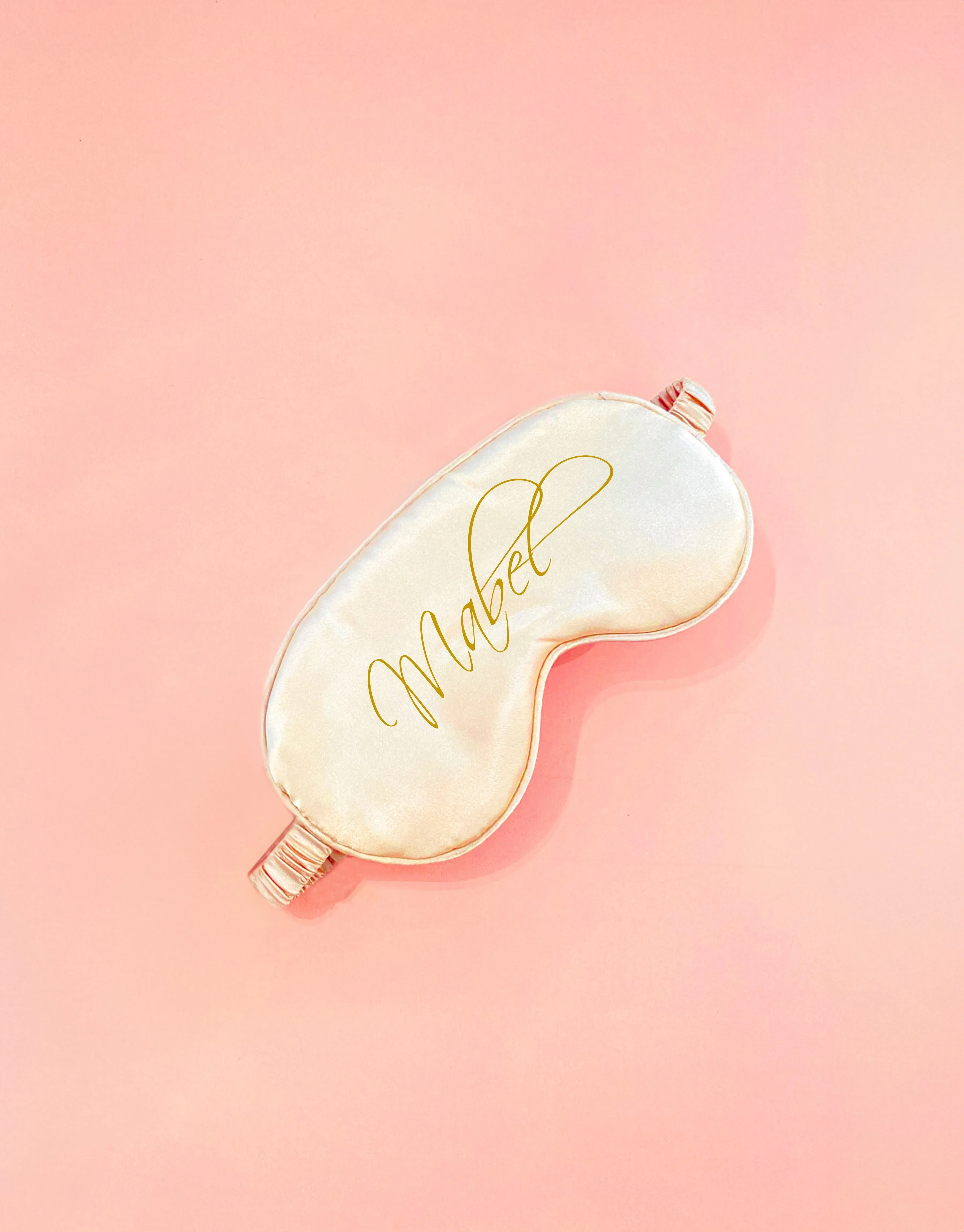 Ultra Soft Satin Sleep Eye Mask - Champagne