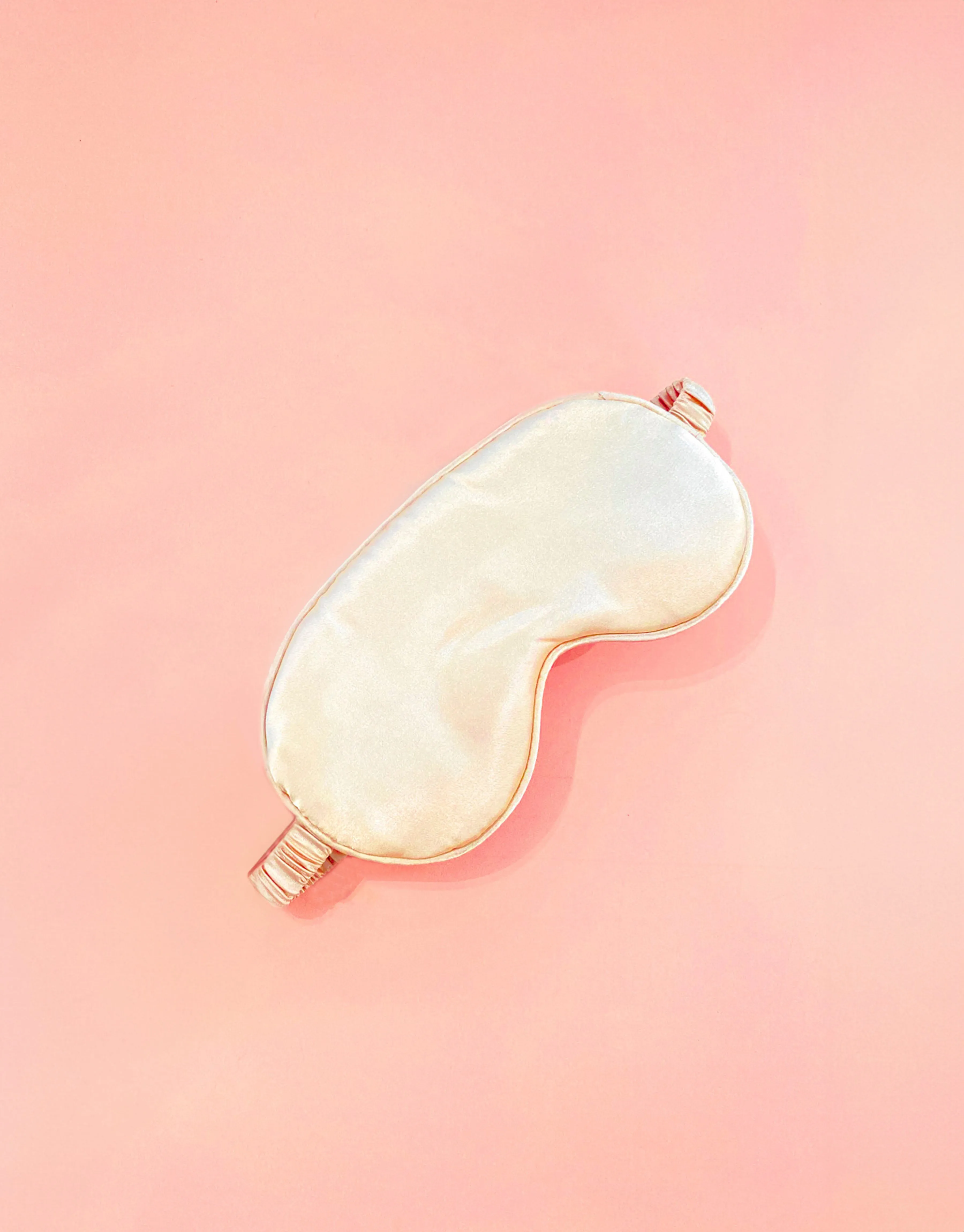 Ultra Soft Satin Sleep Eye Mask - Champagne